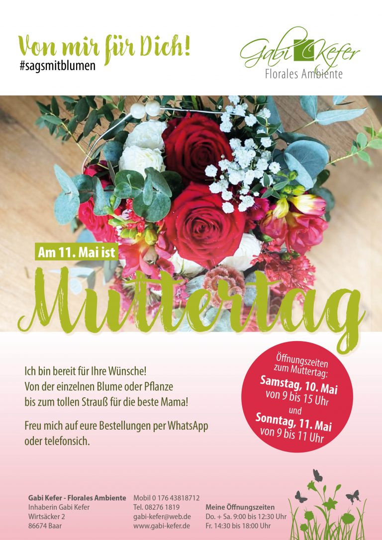 Plakat Muttertag